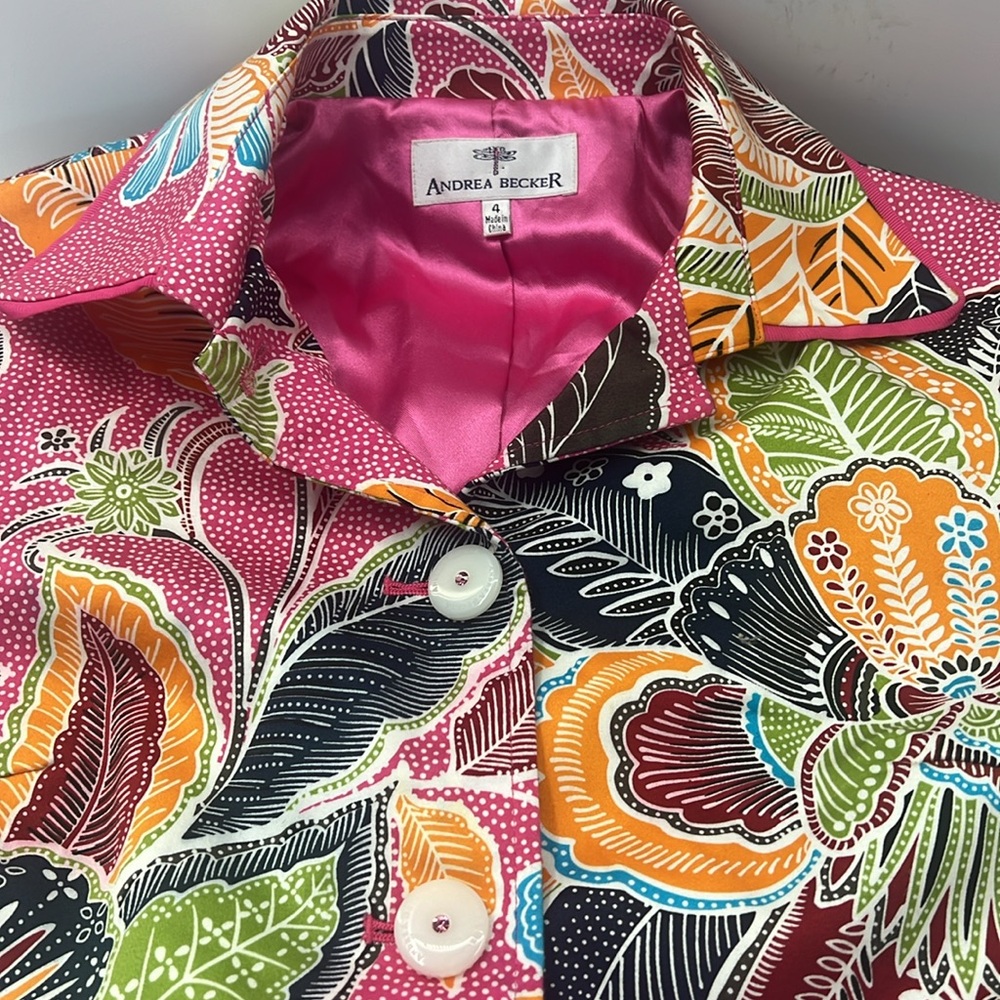 Andrea Becker Floral Jacket - Picture 5 of 13